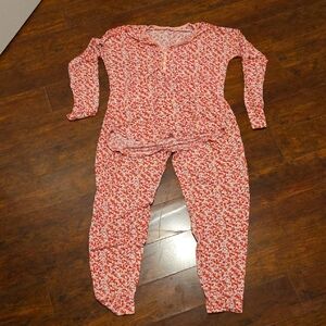 GAP Red and White Heart Pajama Set